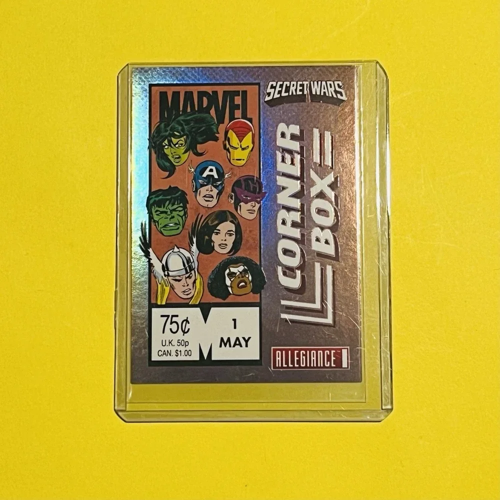 2024 Upper Deck Marvel Allegiance Secret Wars Corner Box #CB-1 Comic Covers Card